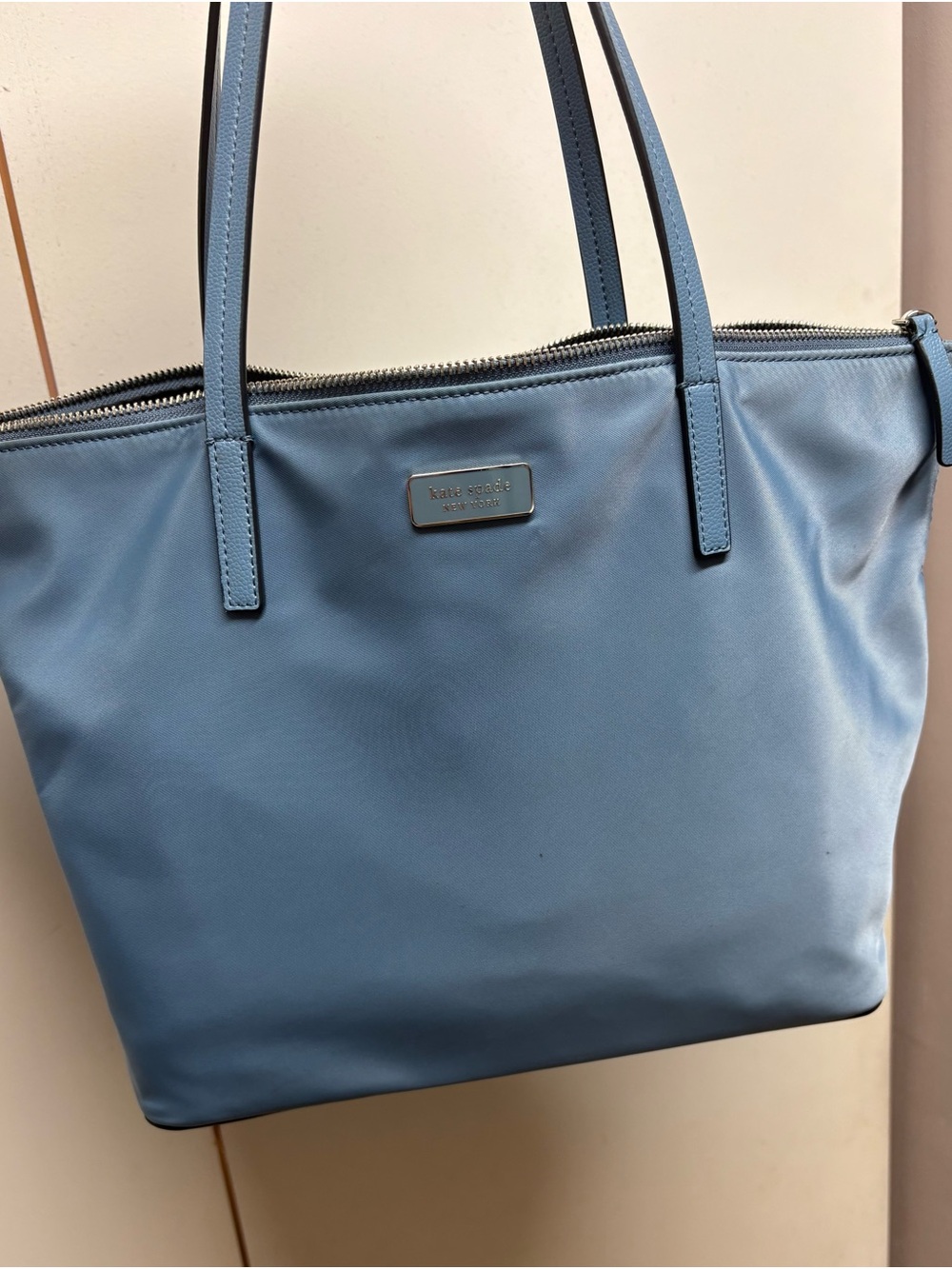 kate spade Sky Blue Double-Handle Tote